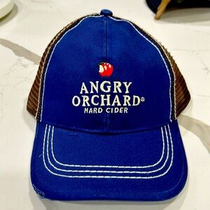 Angry Orchard hard cider trucker hat, new without tags